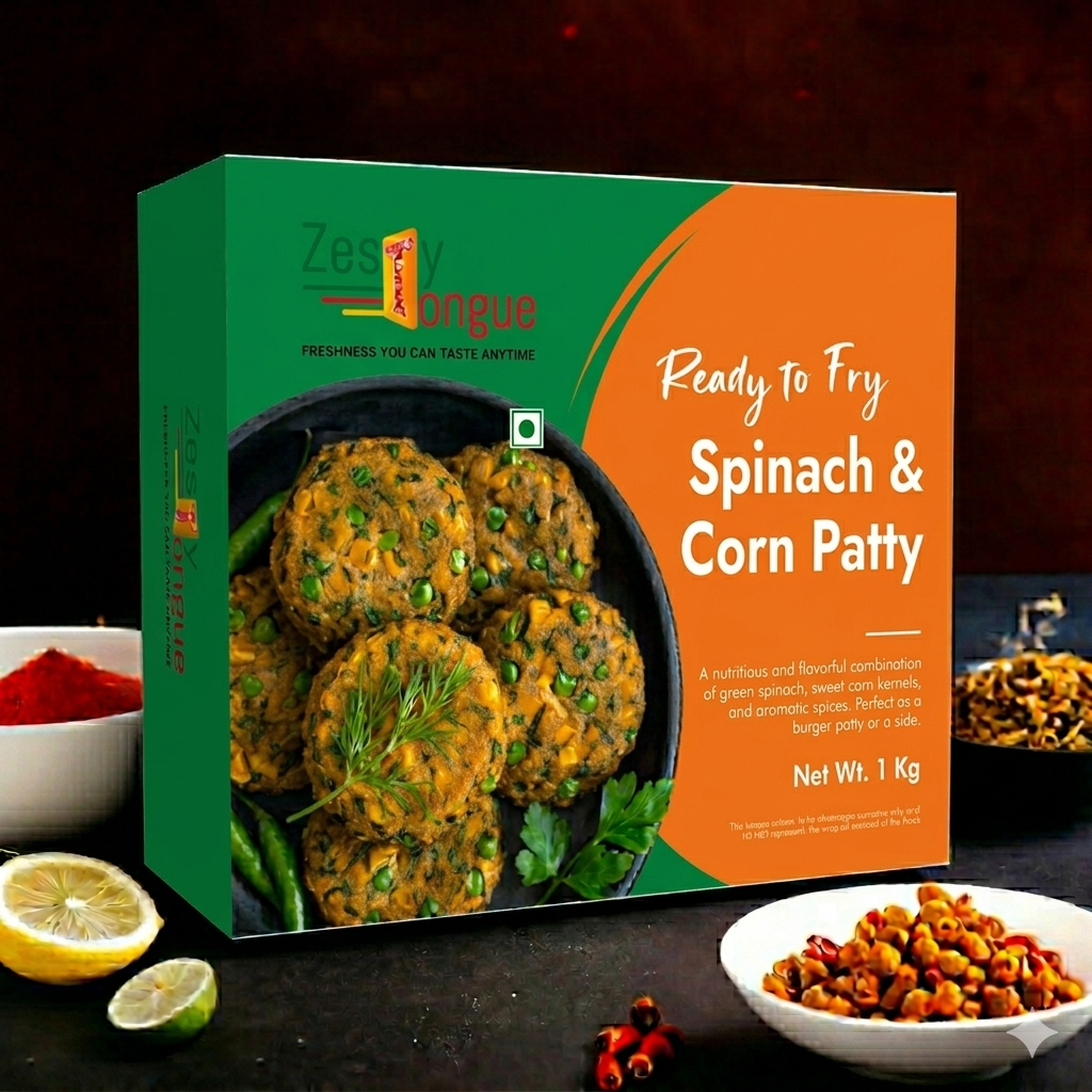 Spinach & Corn Patty 1 Kg